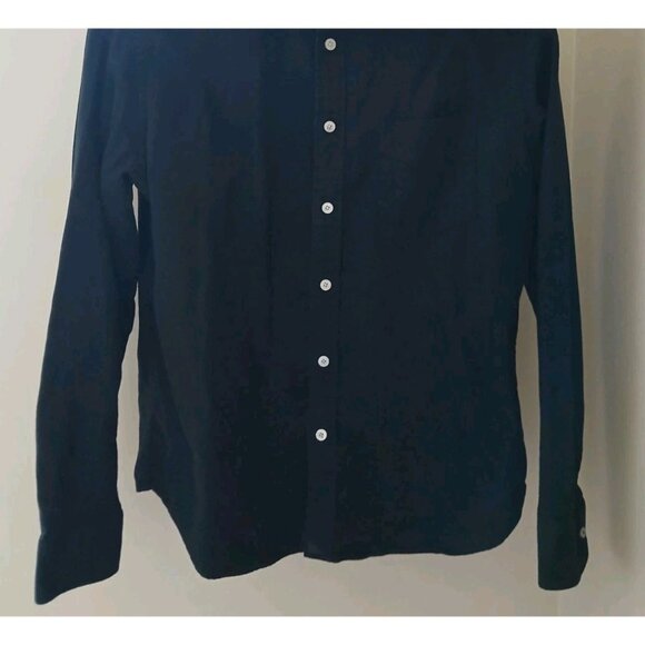 Untuckit Flannel Sherwood Button Down Shirt Size Medium Black Cotton - Picture 4 of 9